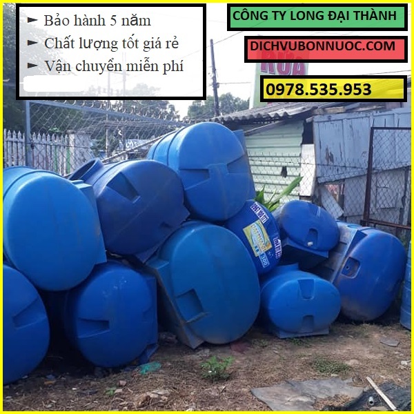 bồn nhựa cũ long đại thành