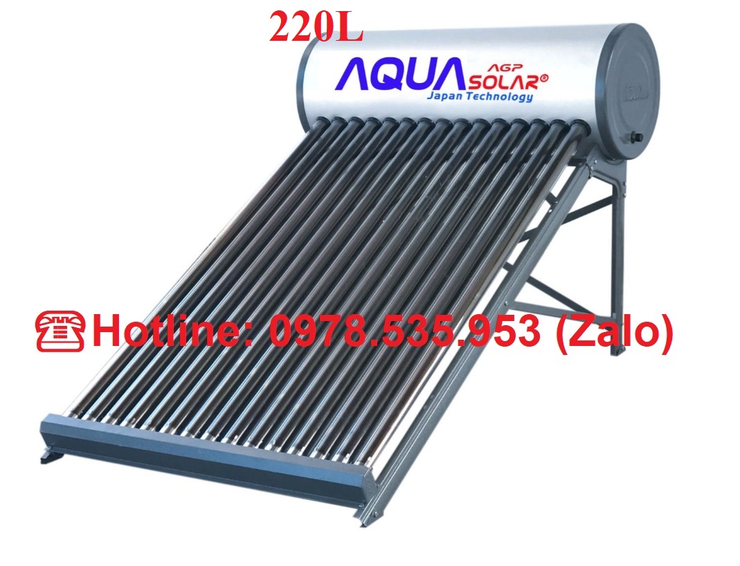 Máy nước nóng năng lượng mặt trời Aquasolar 220l