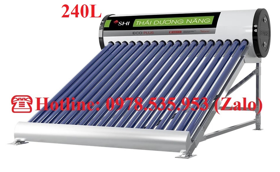 máy nước nóng năng lượng mặt trời Thái Dương Năng Sơn Hà 240L Eco Plus