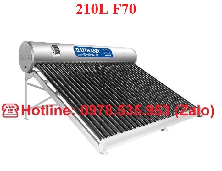 máy nước nóng năng lượng mặt trời 210l