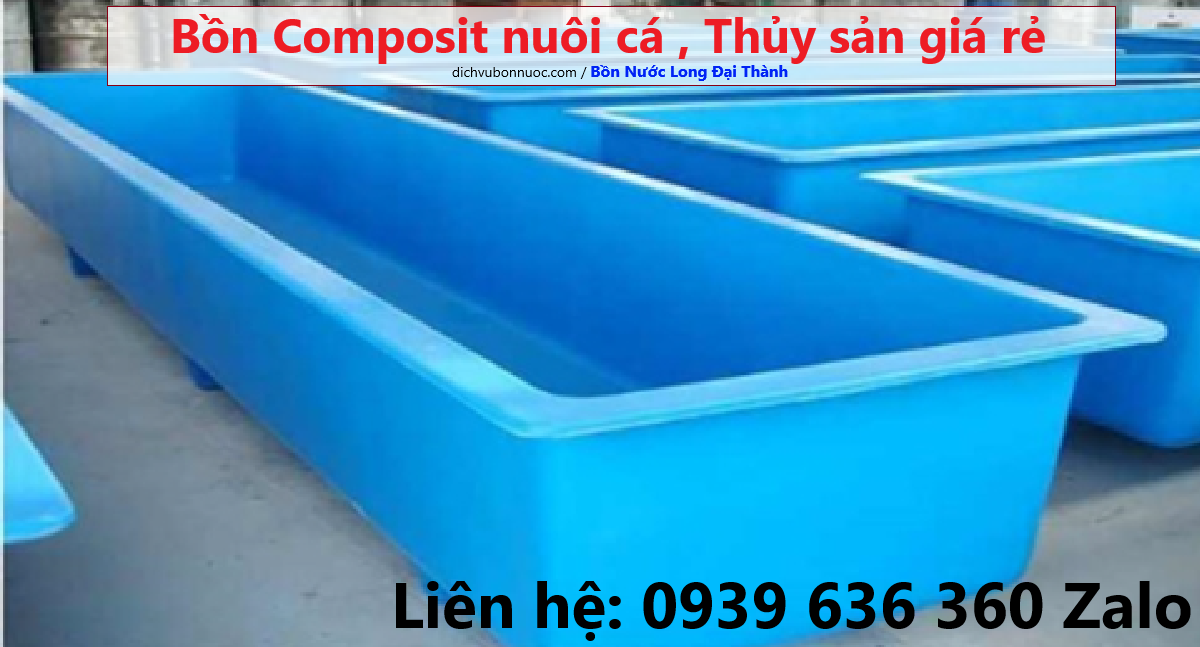 Bồn Composite nuôi cá giá rẻ