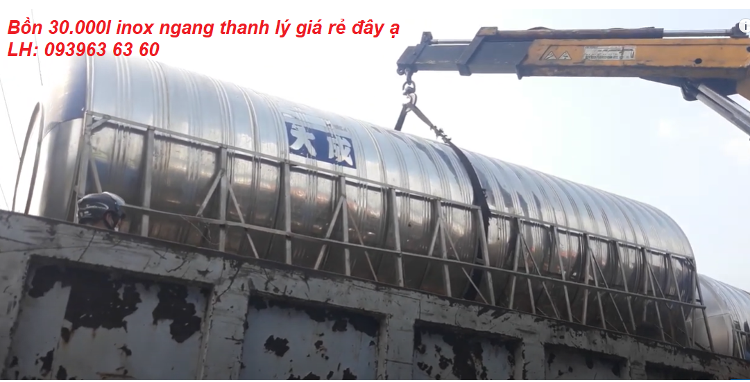 bồn inox thanh lý