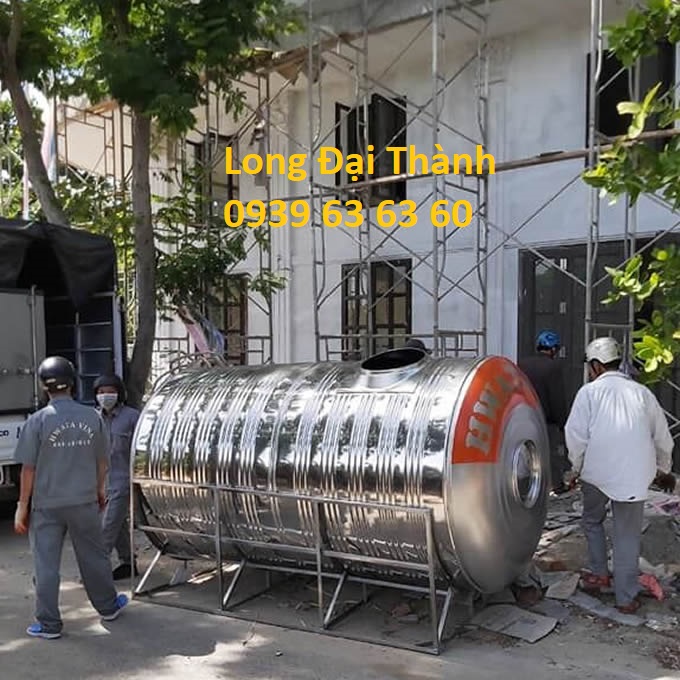 téc nước 5000l inox thanh lý