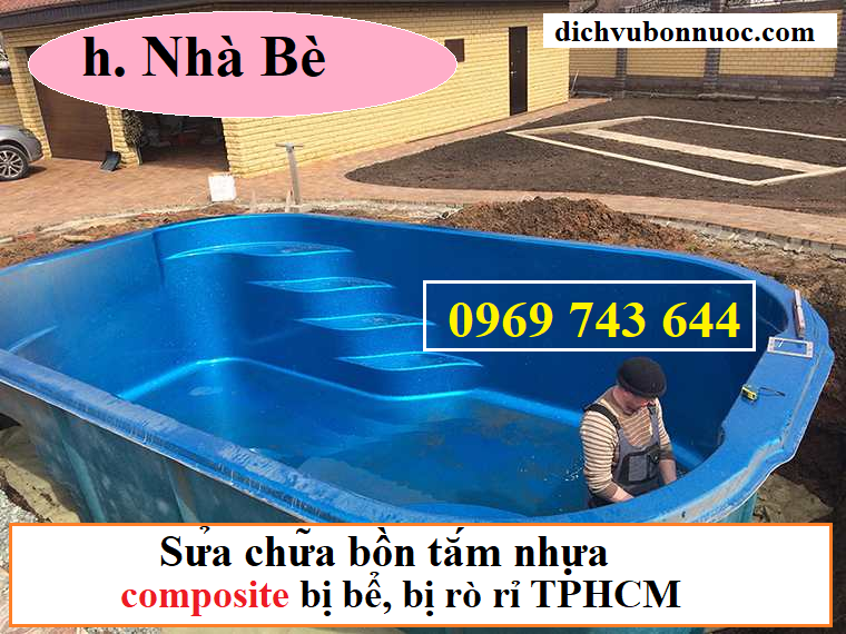 sửa chữa hồ bơi tại nhà huyện nhà bè