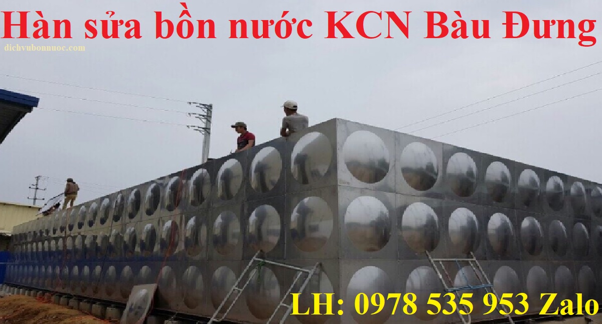 Hàn sửa bồn nước KCN Bàu Đưng