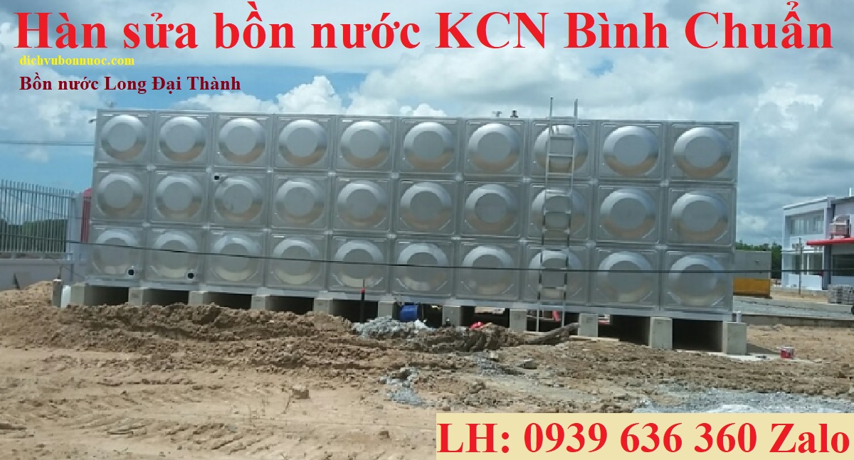 Hàn sửa bồn nước KCN Bình Chuẩn