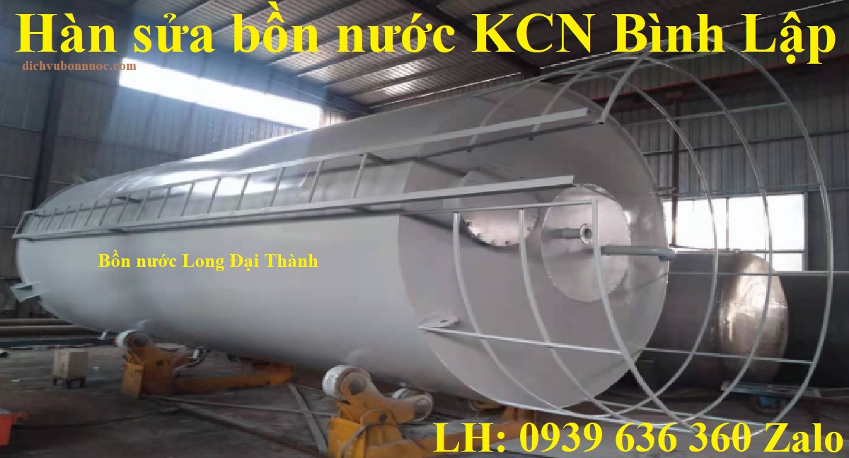 Hàn sửa bồn nước KCN Bình Lập