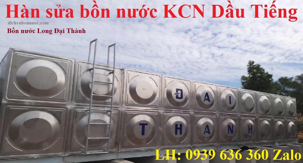 Hàn sửa bồn nước KCN Dầu Tiếng
