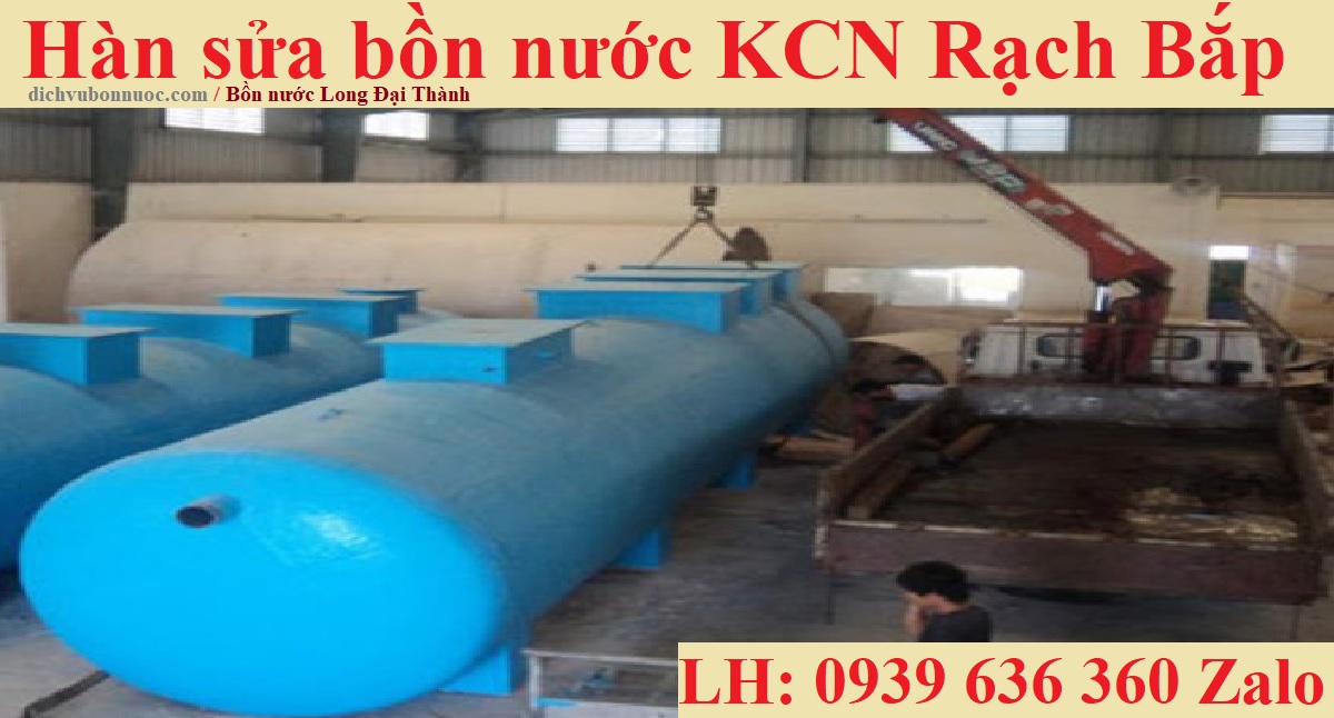 Hàn sửa bồn nước KCN Rạch Bắp