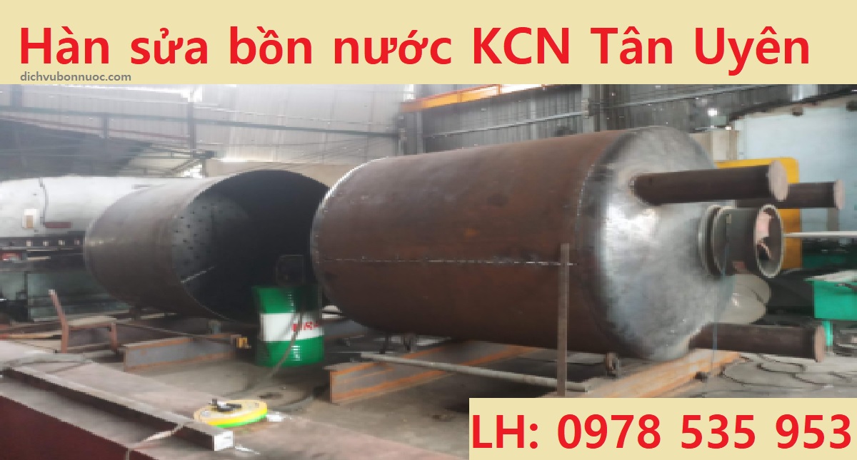 Hàn sửa bồn nước KCN Tân Uyên
