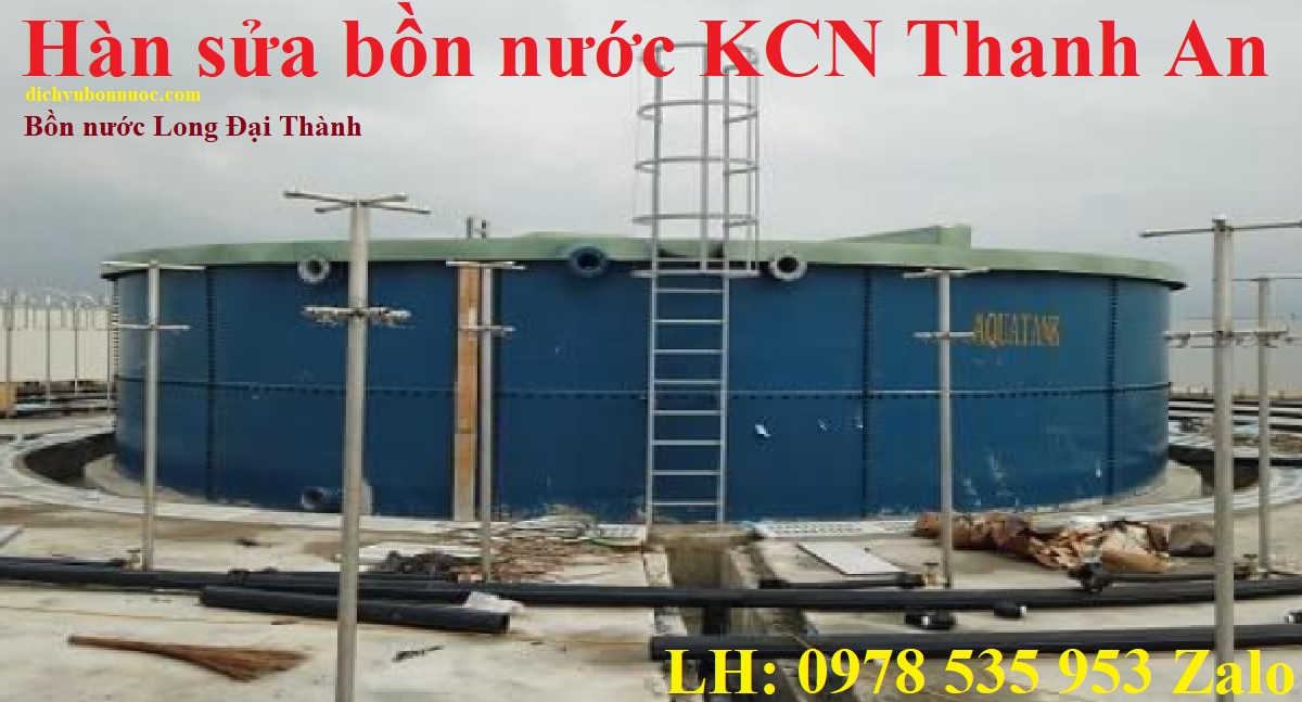Hàn sửa bồn nước KCN Thanh An