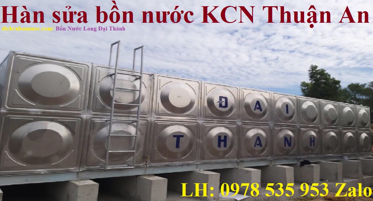 Hàn sửa bồn nước KCN Thuận An