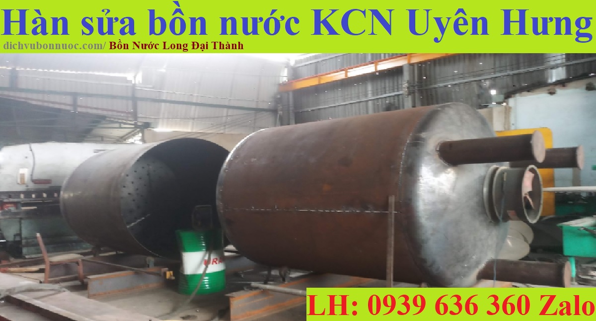 Hàn sửa bồn nước KCN Uyên Hưng