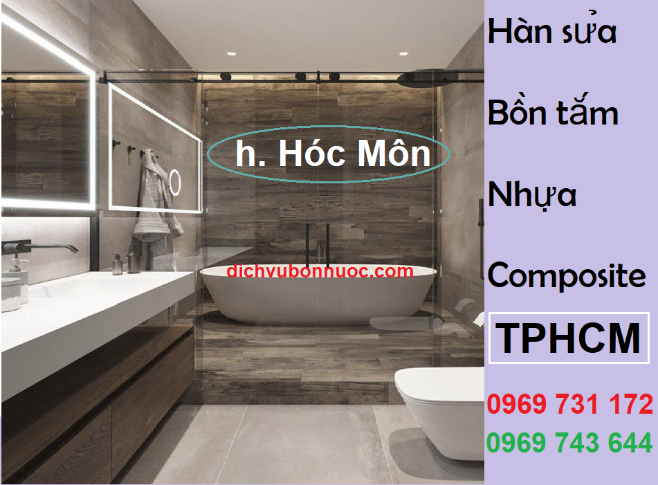 cách xử lí hàn vá bồn nước nhựa bị nứt huyện hóc môn