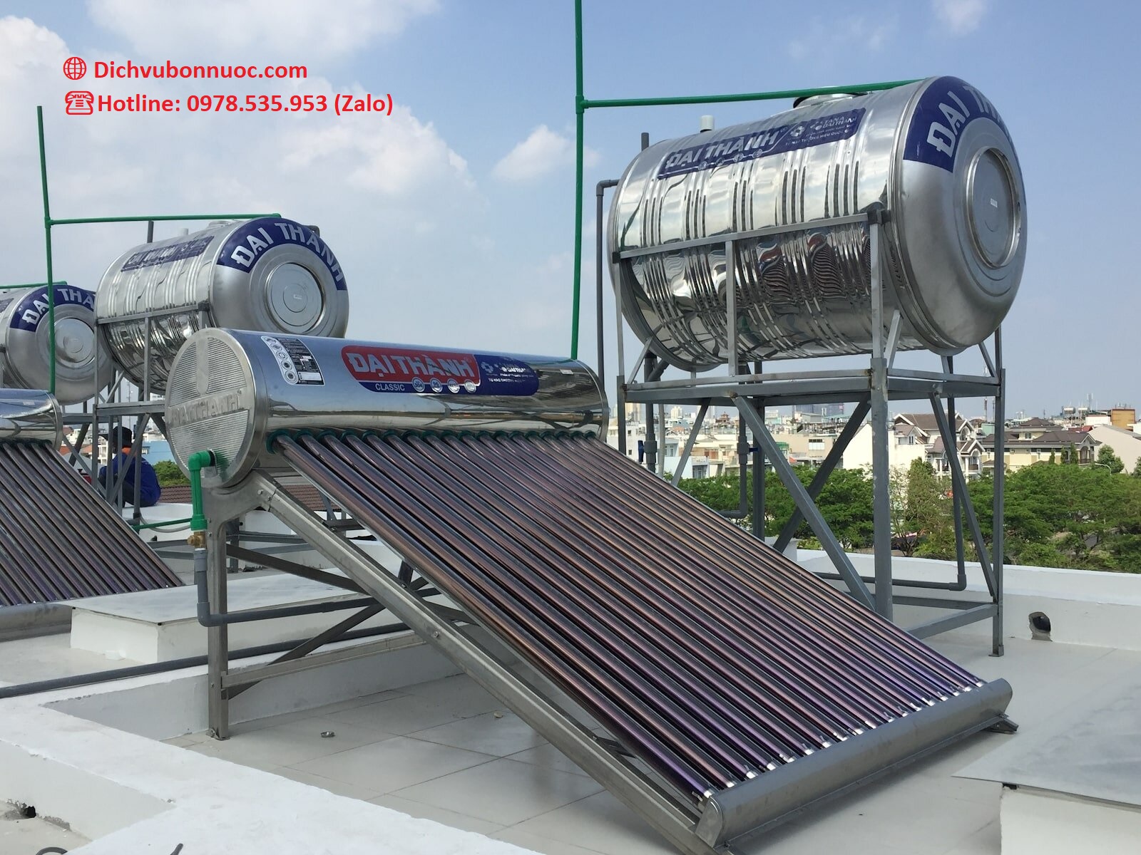 Máy nước nóng năng lượng mặt trời Vigo 