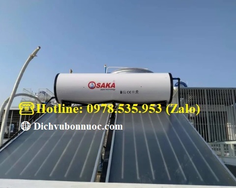 máy nước nóng năng lượng mặt trời 300L Osaka tấm phẳng