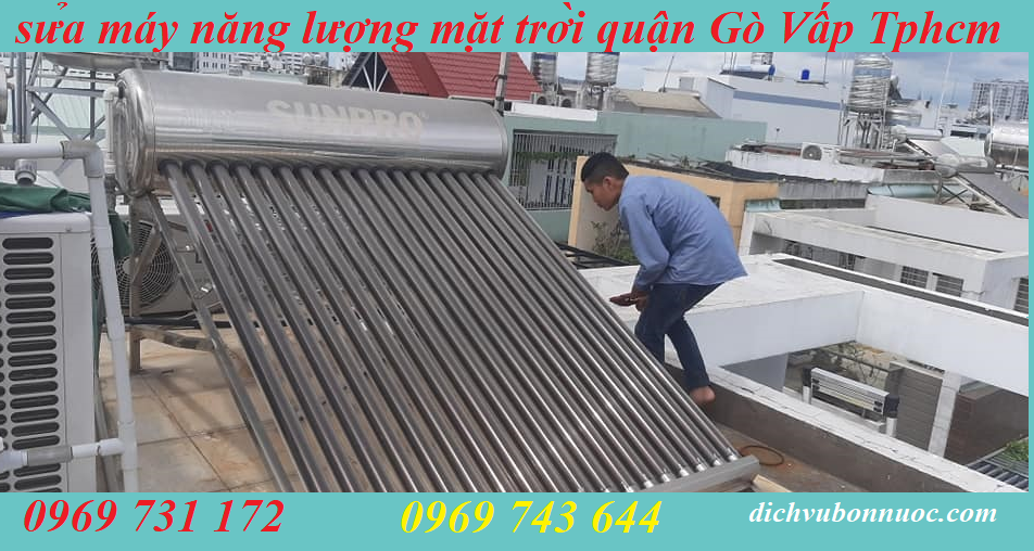 sửa máy năng lương mặt trời quận gò vấp tphcm