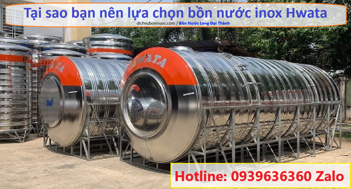 Tại sao bạn nên chọn bồn nước inox Hwata 