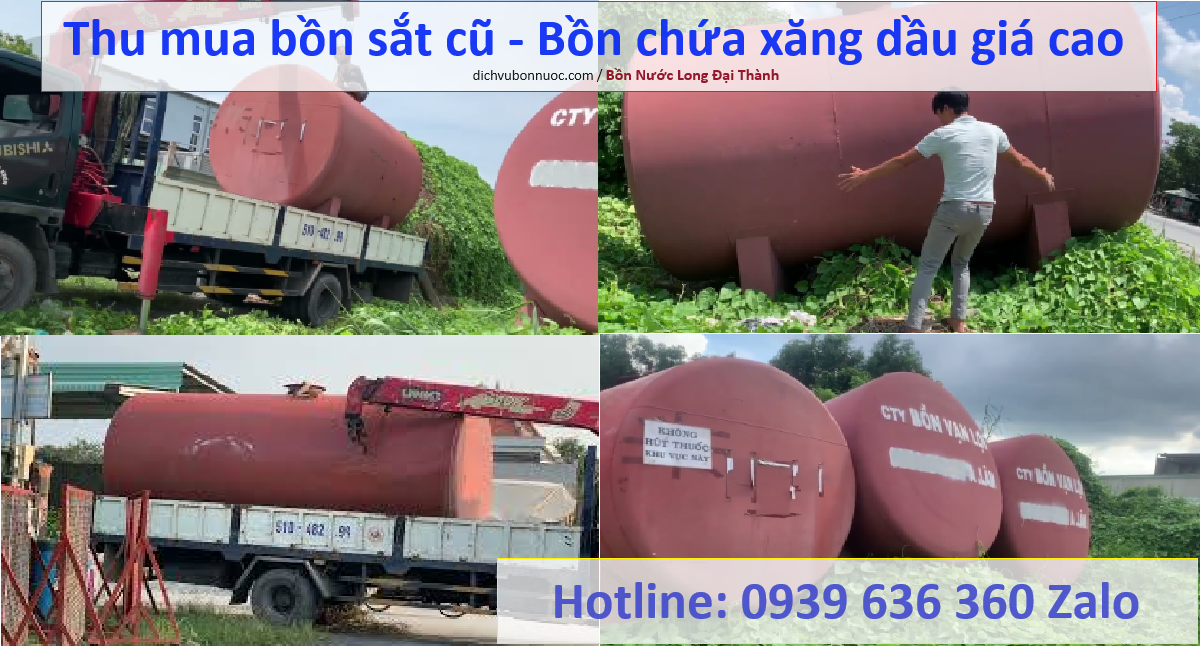 Thu mua bồn sắt cũ 