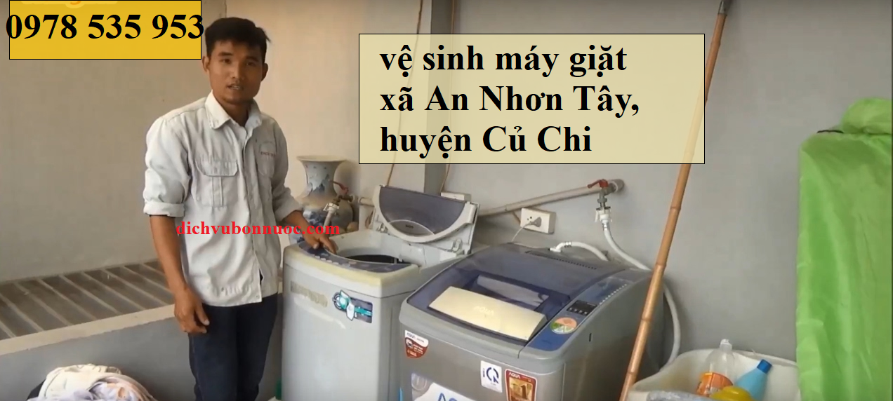 vệ sinh máy giặt xã an nhơn tây huyện củ chi