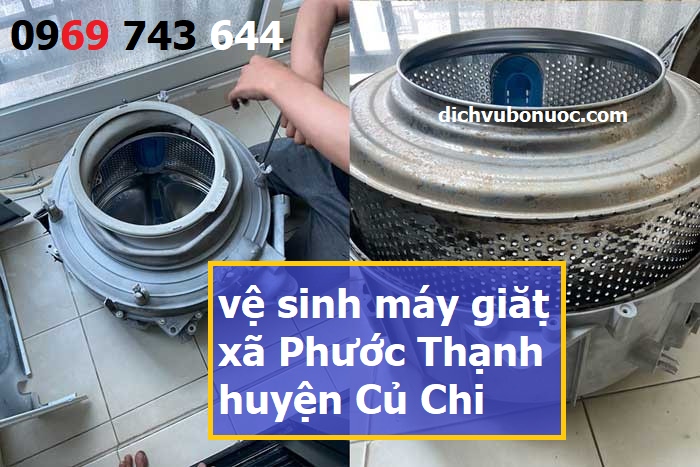 vệ sinh máy giặt xã phước thạnh củ chi