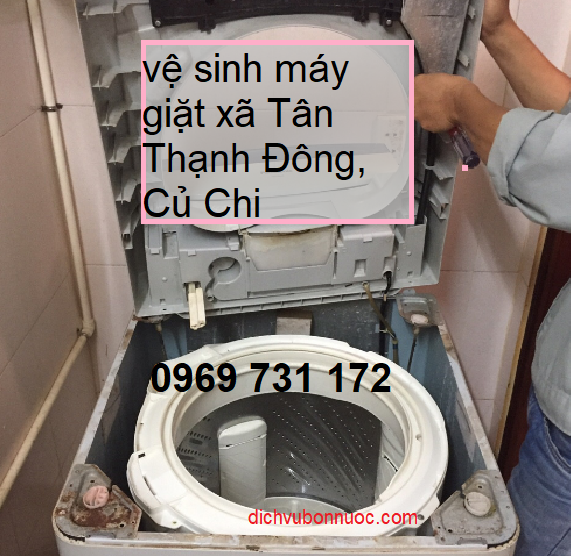 vệ sinh máy giặt xã tân thạnh đông huyện củ chi