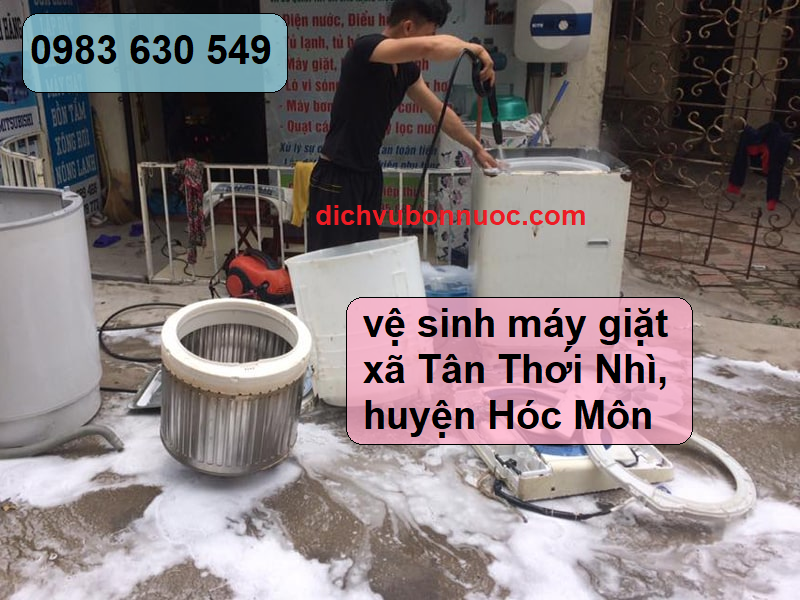 vệ sinh máy giặt xã tân thới nhì huyện hóc môn