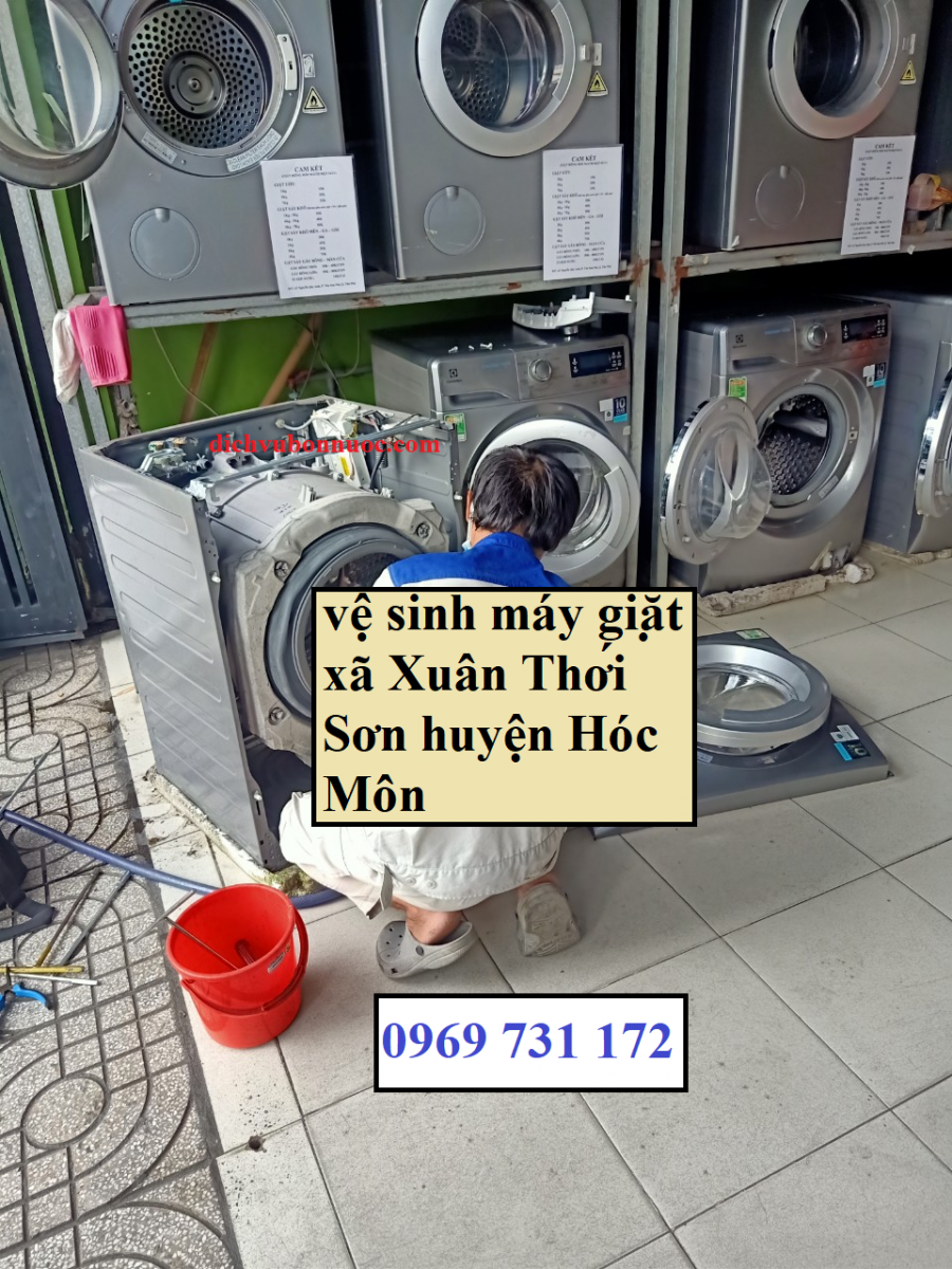 vệ sinh máy giặt xã xuân thới sơn huyện hóc môn